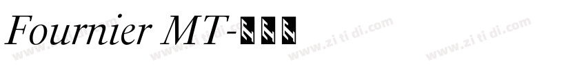 Fournier MT字体转换